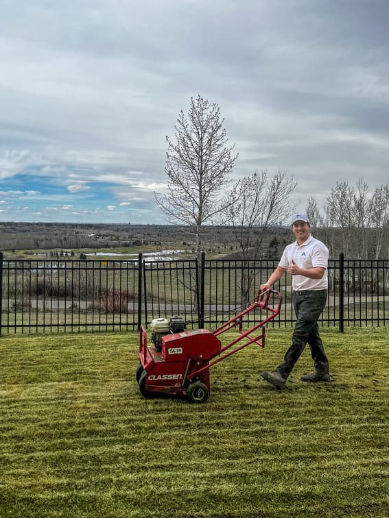Ryan, owner of Temple Landscaping & Exterior Services